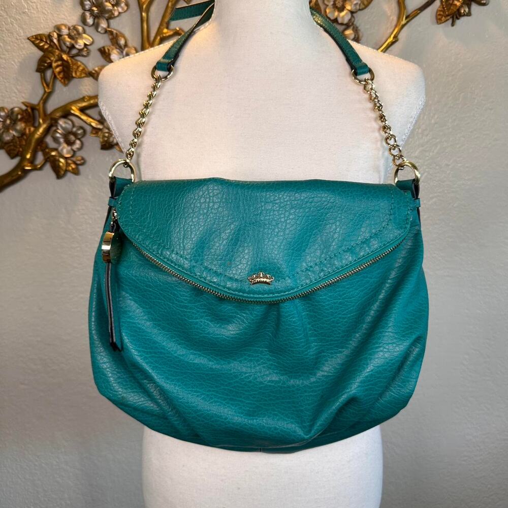 Juicy couture teal shoulder bag